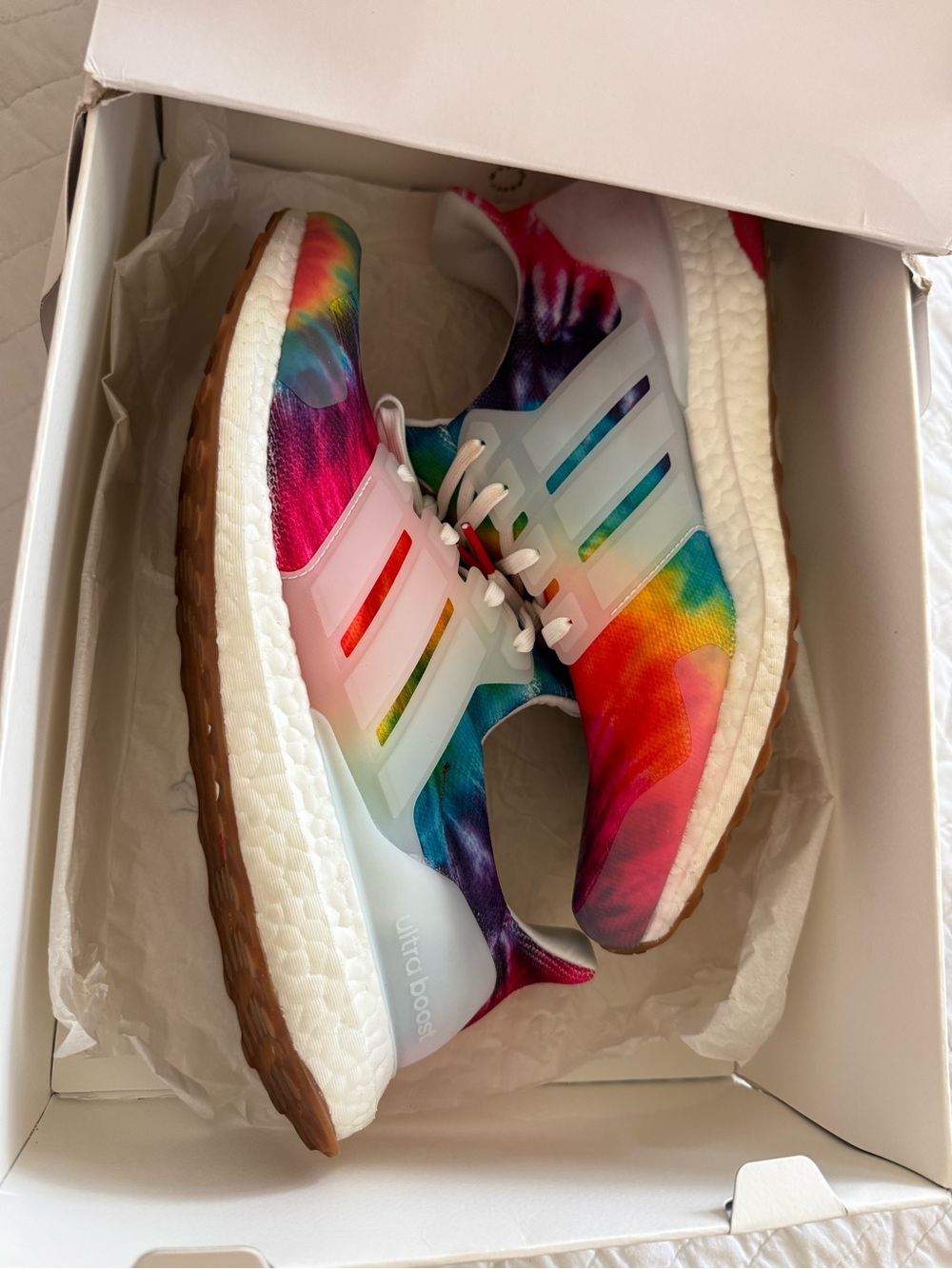 adidas Tie-Dye Multicolor Ultra Boost Running Shoes